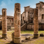 Photograph of the ruined Temple of Isis at Pompeii