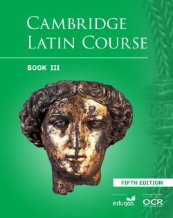 The cover of Book 3 of the Cambridge Latin Course UK 5th edition